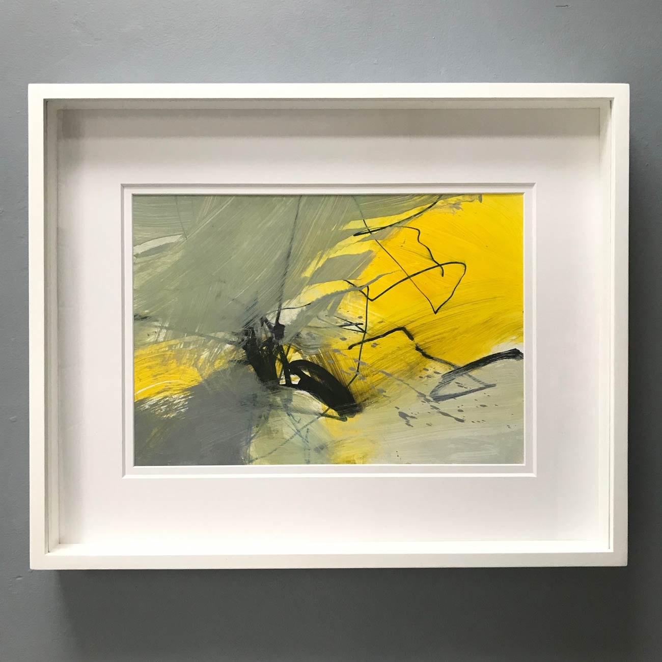 Falling Leaves framed by Neil Canning. Studio Collection Winter 2020